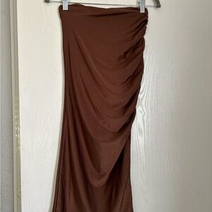 SHEIN Brown Pencil Skirt
